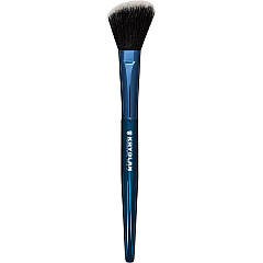 Пензель для нанесення розсипчастої та пресованої пудри BLUE MASTER ANGLED POWDER BRUSH LARGE.