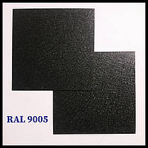 Гладкий лист POLYSTEEL — 0,45 мм / 1250 мм / PEMA / RAL 9005 чорний, фото 5
