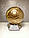Футбольный кубок Золотой мяч 18 см 1800 грамм Футбольная награда, Статуэтка футбольный мяч, фото 6
