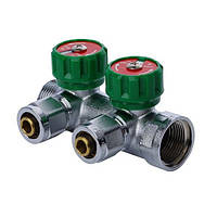 Колектор вентильний з фітингом KP 3/4'x2 виходу (KR.1121-2)