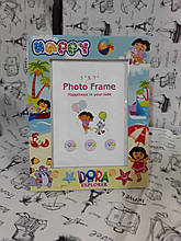 Дитяча Фоторамка 13х18 см пластик DORA , скло