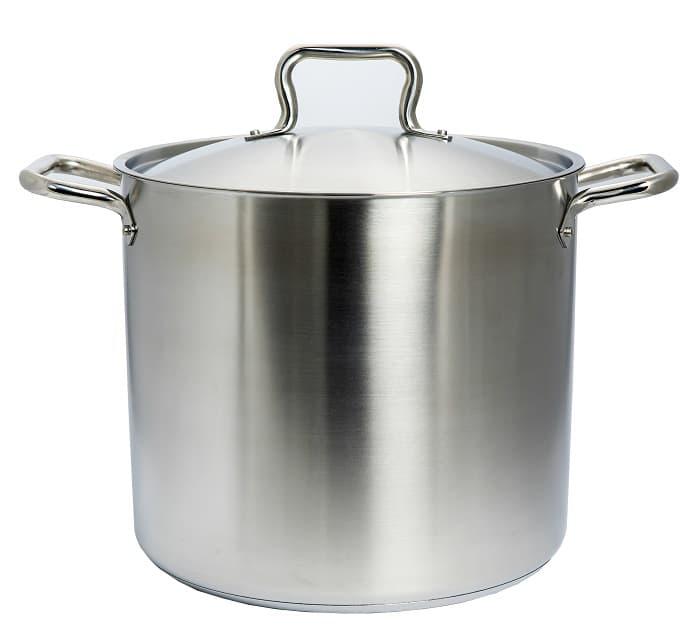Каструля FoREST Basic Range висока з кришкою 15,4 л d25 см h28 см неіржавка сталь (305284)