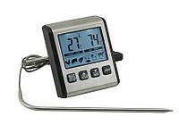 Термометр для мяса KCASA TP-710 (0C до +250C) с таймером, магнитом, подсветкой и программами жарки мяса