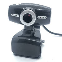 Вебкамера з гарнітурою DC-519, 640p, пласт. корпус, Black/Silver, Box