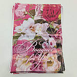 Пакети з вирубаною ручкою (29х37"Букет "Ренпако (50 шт.), фото 2