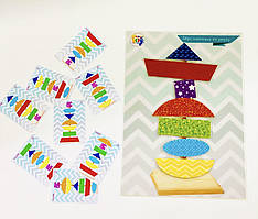 Гра на липучках Склади пірамідку за зразком