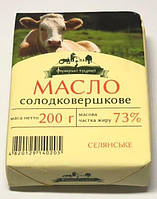 Масло солодковершкове 72.5% "Фермерські традиції" 200г