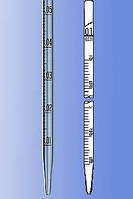 Піпетка градуйована тип 1 нижня відмітка відповідає номінальній місткості (частковий злив)