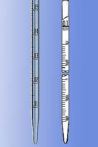 Піпетка градуйована тип 1 нижня відмітка відповідає номінальній місткості (частковий злив) - фото 1 - id-p1328698659
