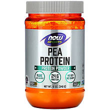 Гороховый протеин NOW Foods, Sports "Pea Protein" без добавок (340 г)