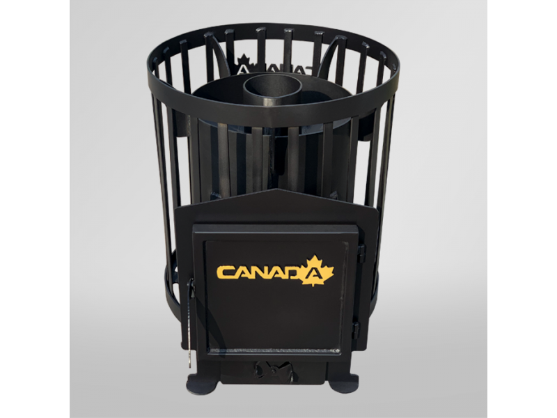 Піч для лазні Бочка 15 м3 без виносу, фото 1