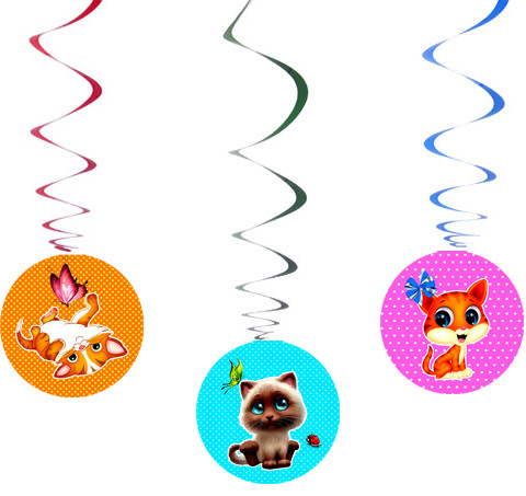 "Кошенята" - Спіральки 6 шт. в уп., фото 1