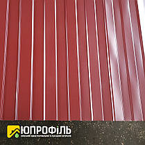 Профлист для забору С8 Бордовий RAL 3005, профнастил купити Київ, фото 2