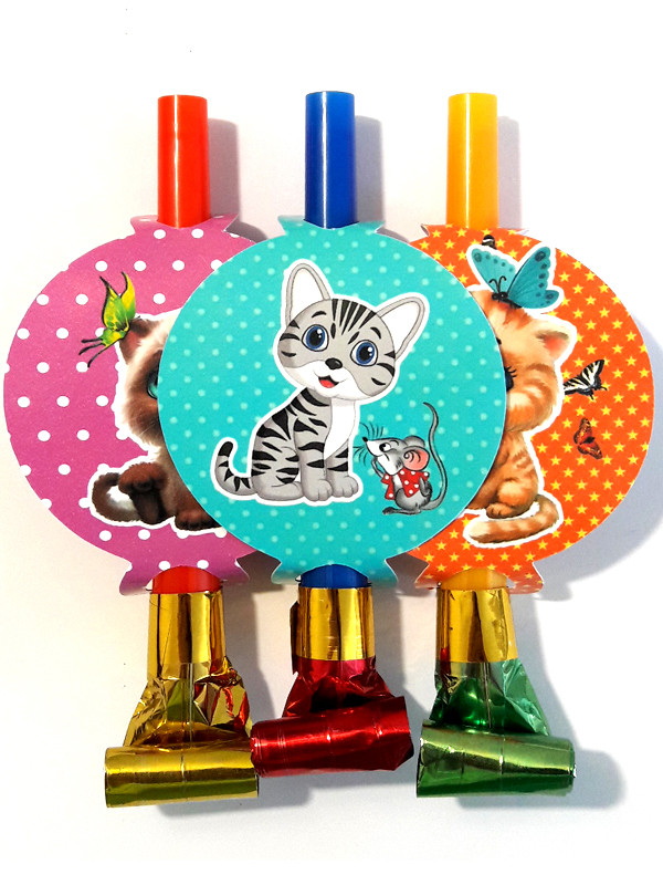 "Кошенята" - Язички гудки (6 шт. в уп.), фото 1