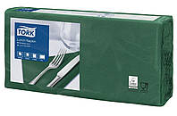 Салфетки бумажные зеленые Tork 33x33 477214