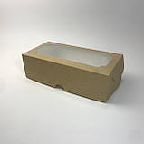 Коробка для рулетів і штоленів, 300*150*90 мм│НФ│, з вікном, крафт, фото 5
