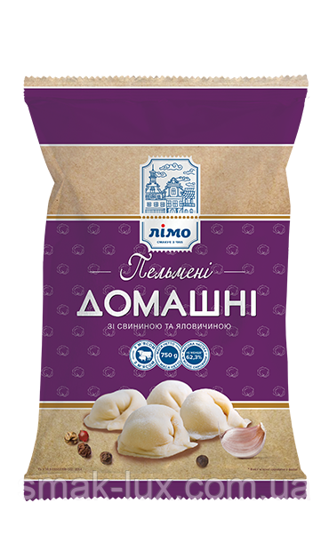 Пельмені «Домашні» зі свининою та яловичиною 750г