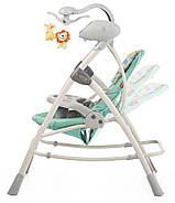 Дитяча колиска-гойдалка CARRELLO Nanny 3в1 CRL-0005 Grey Planet Сірий | Закачуючий центр, фото 3