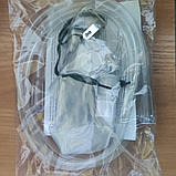 Киснева маска високої концентрації з мішком(резервуаром ) для дорослих з трубкою, довжина 2,1 м Droh(Німеччина), фото 2