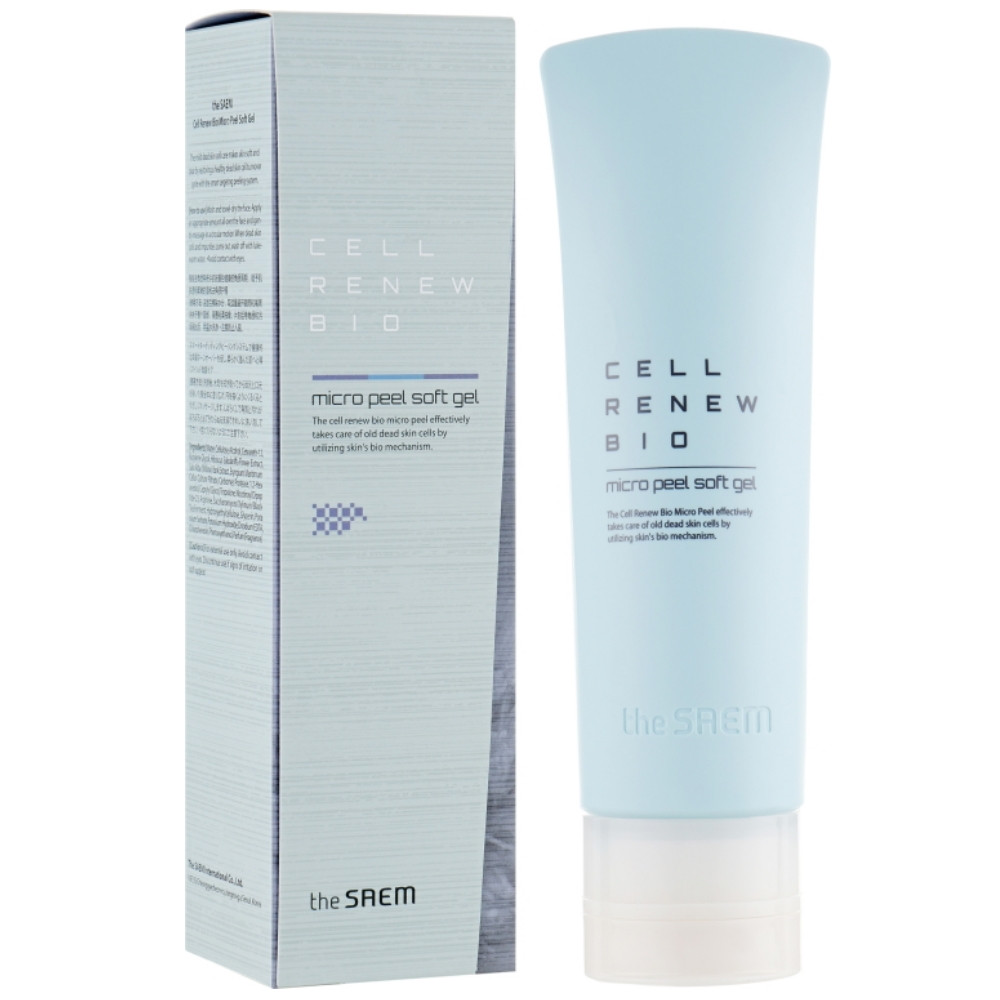 М'яка пілінг-скатка для шкіри обличчя The Saem Cell Renew Bio Micro Peel Soft Gel 160 мл (8806164146286)