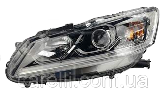 Фара права електро біла вставка Н11+НВ3+LED для Honda Accord 9 2015-17 SDN EUR/USA