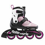Ролики для дівчинки Rollerblade Microblade G Rosa Blanco 2023, фото 6