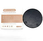 Бездротова зарядка Wi-smart Fast 1 QI для телефону Iphone, Android з індикатором роботи. 10W, фото 7