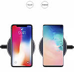 Бездротова зарядка Wi-smart Fast 1 QI для телефону Iphone, Android з індикатором роботи. 10W, фото 2
