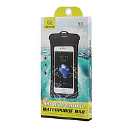 Водонепроникний чохол для телефону USAMS підводний кейс Waterproof YD007 6" (чорний), фото 5