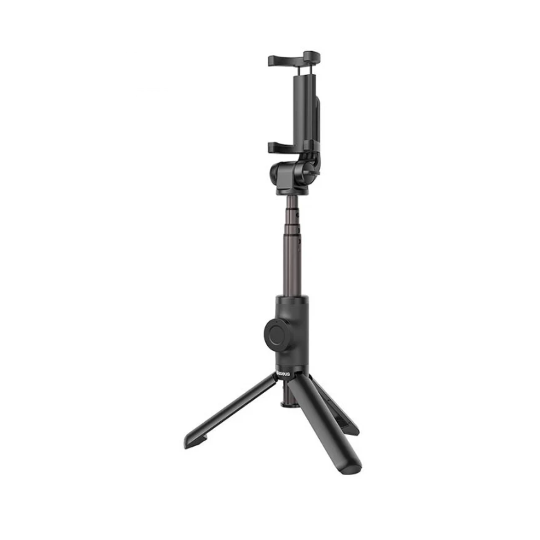 Трипод Baseus монопод з триногою селфи палиця Fully Folding Lovely Bluetooth Folding Bracket (чорний)