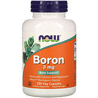 Бор NOW Foods "Boron" 3 мг (250 капсул)