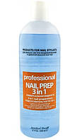 Жидкость для обезжиривания ногтя Nail Prep 3в1 Jerden Proff, 500 мл
