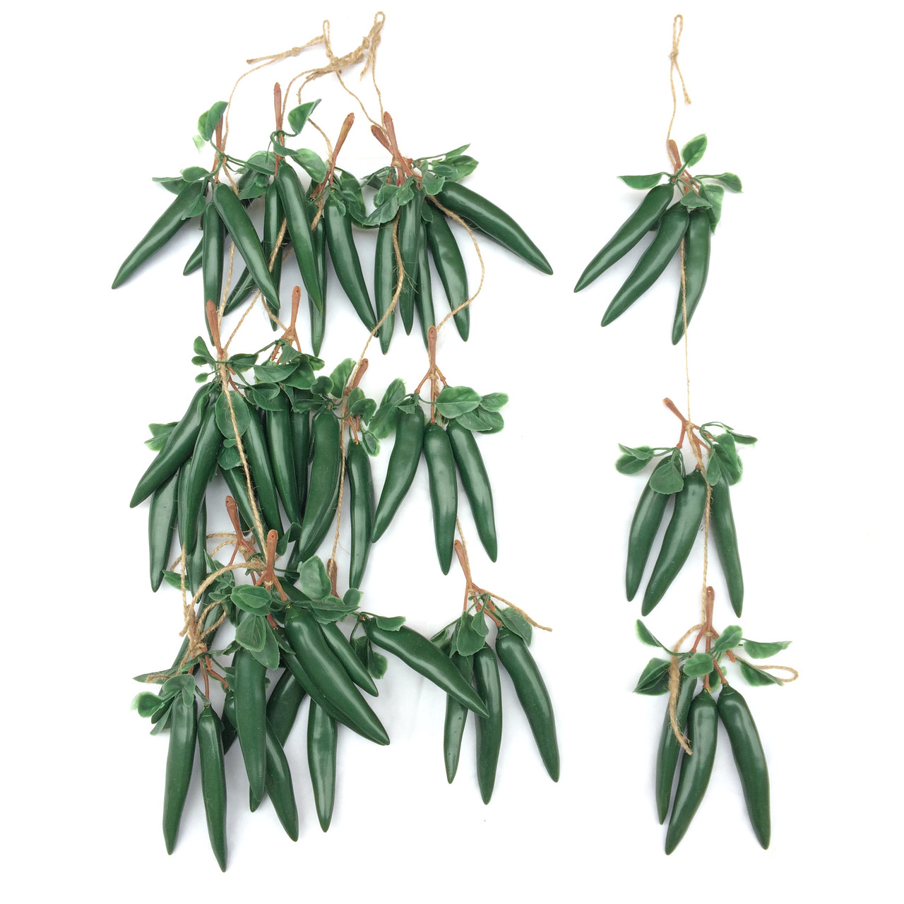 Перець зв'язка трійка чилі зелений 60 см, фото 1