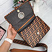 Шкіряна сумка Fendi Baguette, фото 7