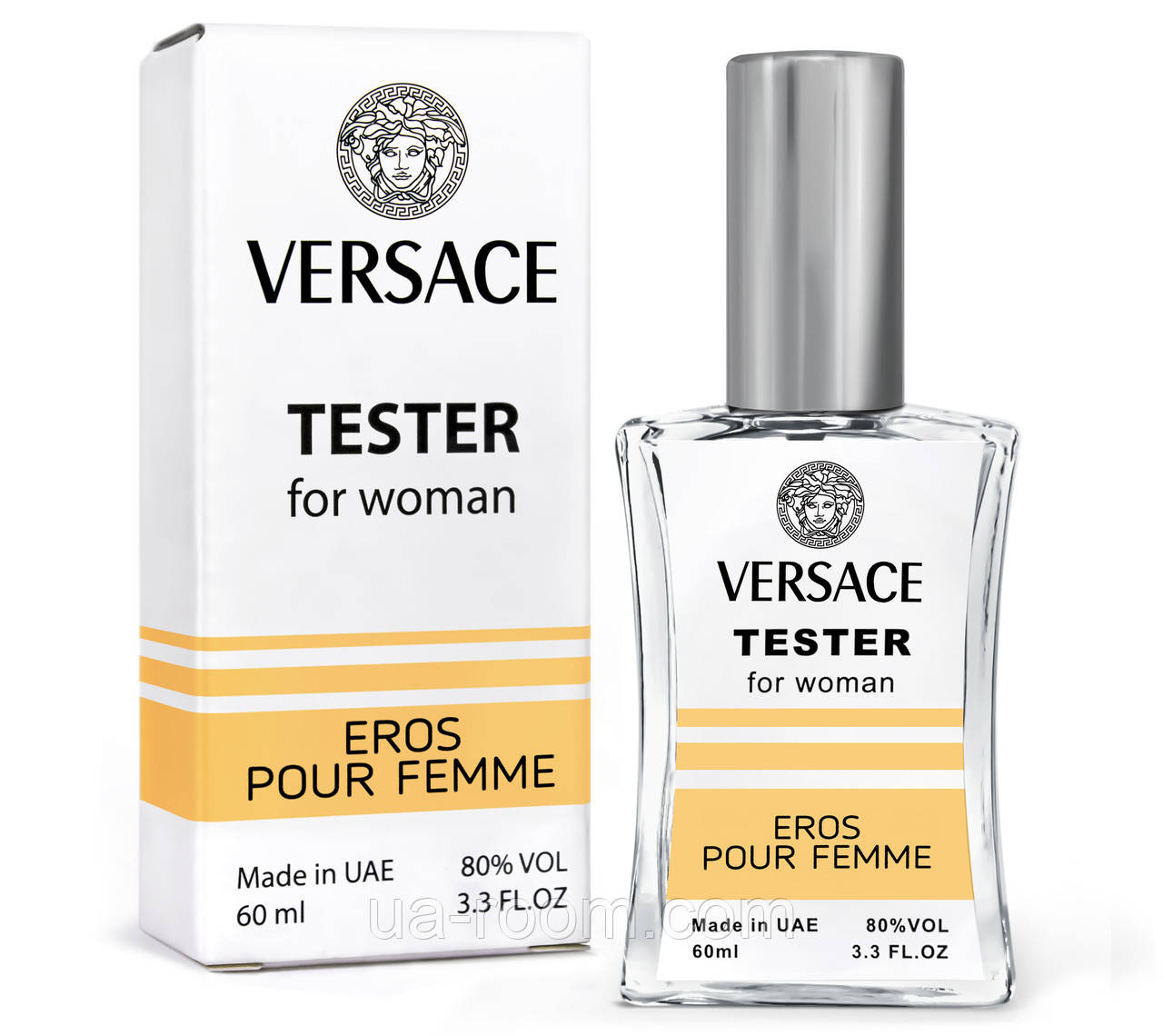 Тестер жіночий Versace Eros Pour Femme, 60 мл NEW