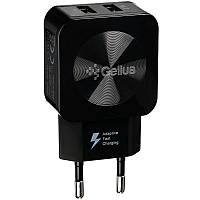 Сетевое зарядное устройство Gelius Ultra Prime GU-HC02 2USB 2.1A Black