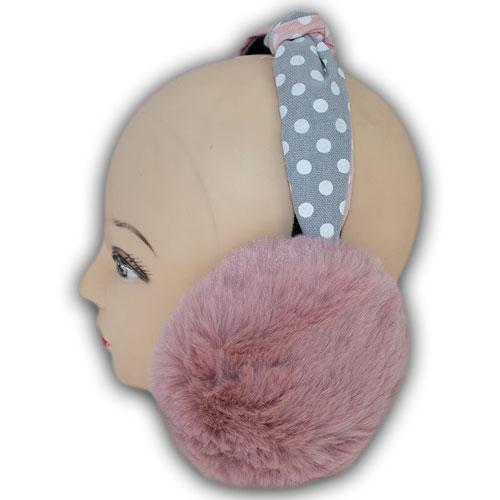 Теплые складные наушники для девочек Теплые складные наушники для девочек