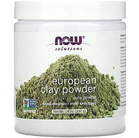 Европейская глина для лица NOW Foods, Solutions "European Clay Powder" (397 г)