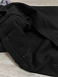 Труси міні шорти чоловічі "Lans" L07/034 (1шт в уп) колір чорний з білою резинкою /ТІЛЬКИ РОЗМІР XXL, фото 5