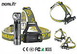 Потужний налобний ліхтар Boruit XPL V5 (1000Lm, IPX4, 3Mode) аналог Nitecore HC33, фото 2