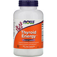 Підтримка щитоподібної залози NOW Foods "Thyroid Energy" (180 капсул)