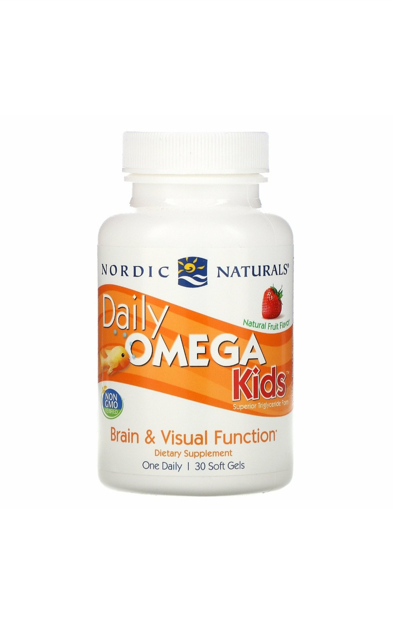 Nordic Naturals, омега для дітей, зі смаком натуральних фруктів, 500 мг, 30 шт.