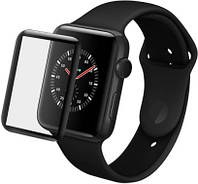 Защитное стекло для Apple Watch 44 mm / Эпл вотч 44 мм полный клей