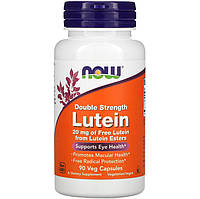 Лютеин для зрения NOW Foods "Lutein" двойная сила, 20 мг (90 капсул)