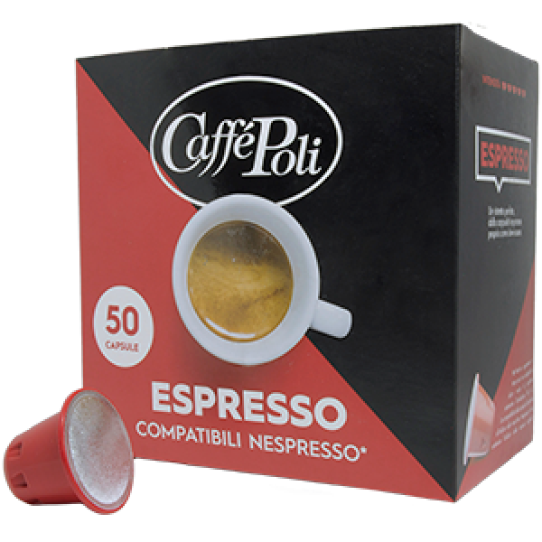 Кава в капсулах Caffe Poli Espresso Nespresso, 50 капсул