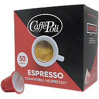Кава в капсулах Caffe Poli Espresso Nespresso, 50 капсул