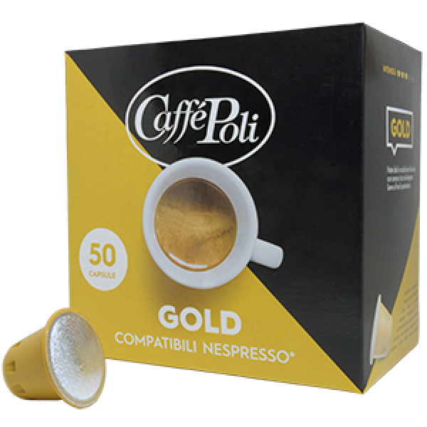 Кава в капсулах Caffe Poli Gold Nespresso, 50 капсул