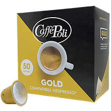 Кава в капсулах Caffe Poli Gold Nespresso, 50 капсул