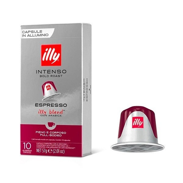 Кава в капсулах Illy Intenso Espresso, 10 капсул Nespresso