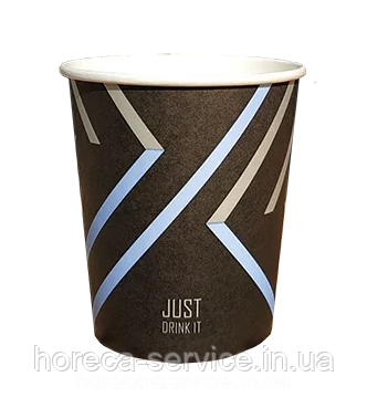 Стакан паперовий одношаровий Just Drink 350 мл. (evro) 50 шт.